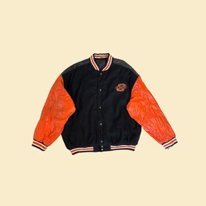Vintage 90s Oklahoma State XXL varsity jacket, Steve & Barrys 1990s jacket
